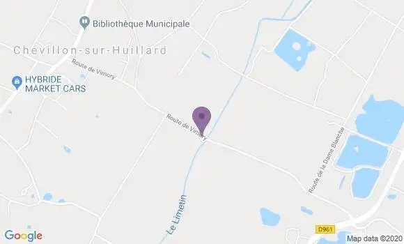 Localisation Chevillon sur Huillard Ap - 45700