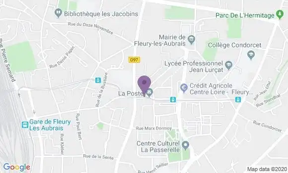 Localisation Fleury les Aubrais Principal - 45400