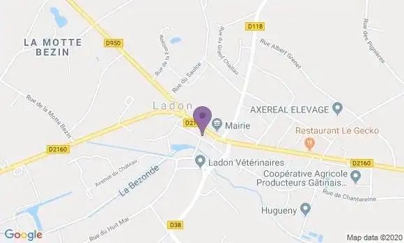 Localisation Ladon Bp - 45270