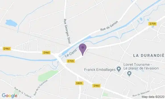 Localisation Mardie Bp - 45430