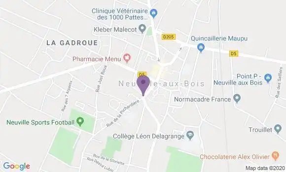 Localisation Neuville Aux Bois - 45170