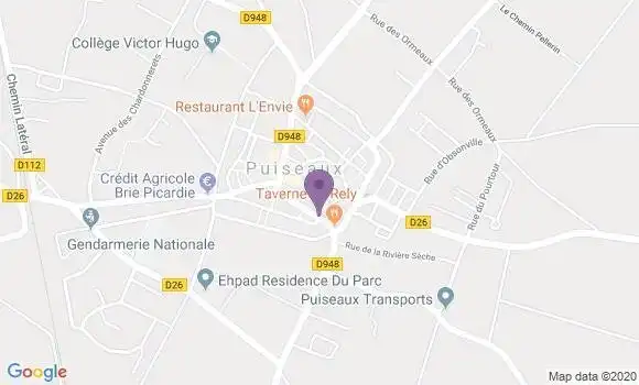 Localisation Puiseaux Bp - 45390