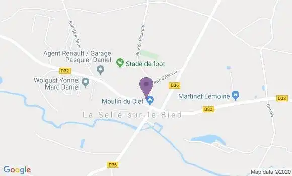 Localisation La Selle sur le Bied Bp - 45210