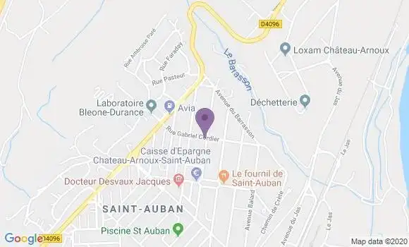 Localisation Saint Auban Ap - 06850