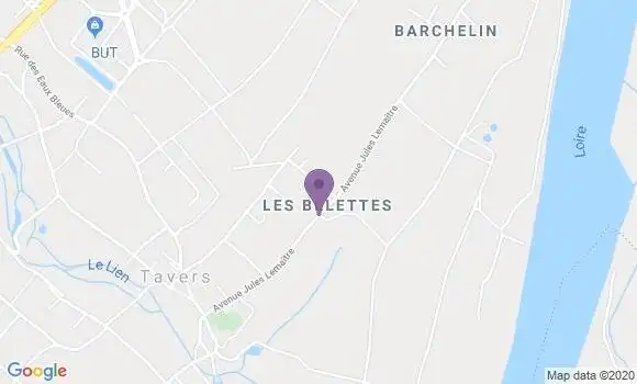 Localisation Tavers Bp - 45190