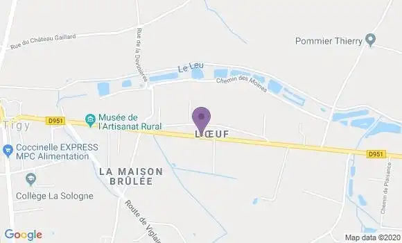 Localisation Tigy Bp - 45510