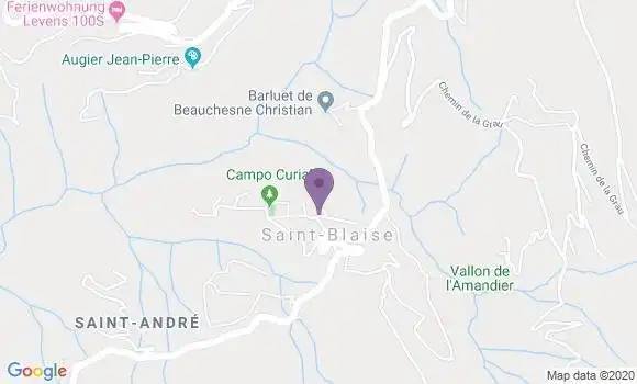 Localisation Saint Blaise Ap - 06670