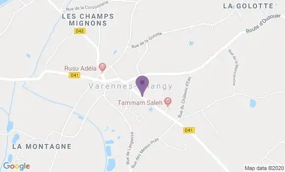 Localisation Varennes Changy Bp - 45290
