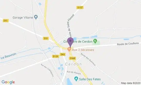 Localisation Villemurlin Ap - 45600