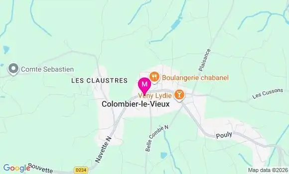 Localisation Colombier le Vieux - 07410