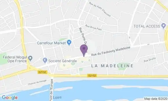 Localisation Orleans Madeleine Bp - 45000