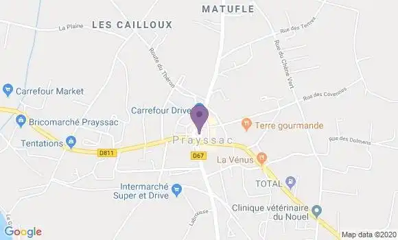 Localisation Albas Ap - 46140