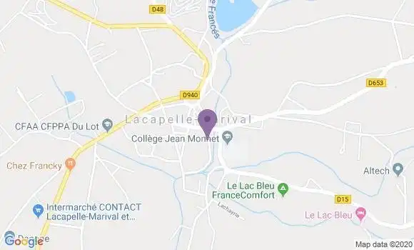 Localisation Cardaillac Bp - 46100