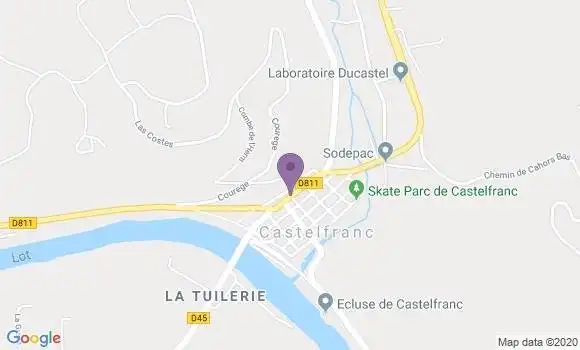 Localisation Castelfranc Bp - 46140