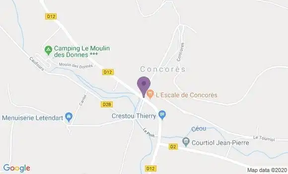 Localisation Concores Ap - 46310