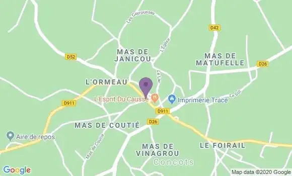 Localisation Concots Ap - 46260