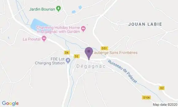 Localisation Degagnac Ap - 46340