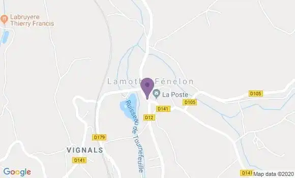 Localisation Lamothe Fenelon Ap - 46350