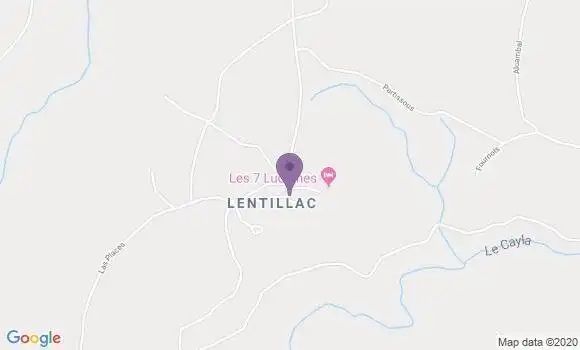 Localisation Latouille Lentillac Ap - 46400