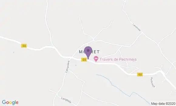 Localisation Lissac et Mouret Ap - 46100