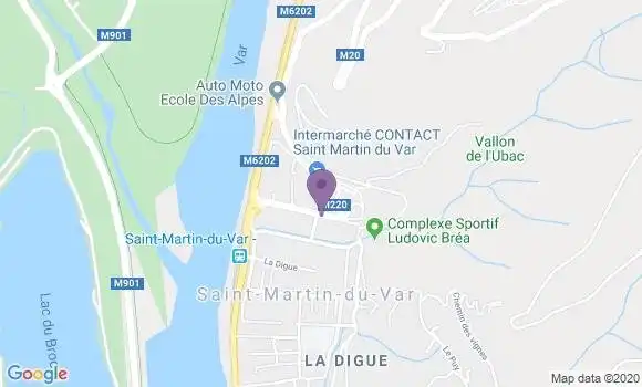 Localisation Saint Martin du Var - 06670
