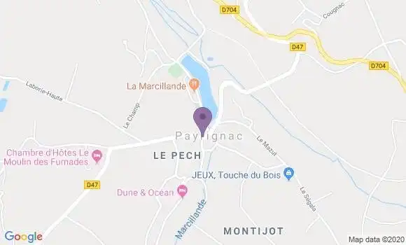 Localisation Payrignac Ap - 46300