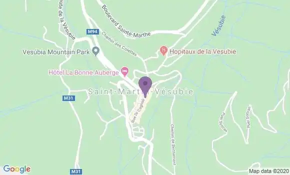 Localisation Saint Martin Vesubie - 06450