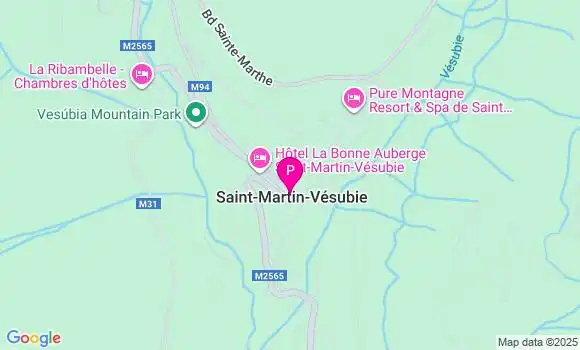 Localisation Saint Martin Vesubie - 06450