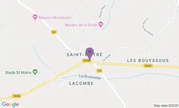 Localisation Saint Matre Ap - 46800