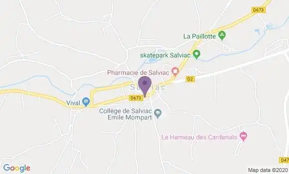 Localisation Salviac Bp - 46340