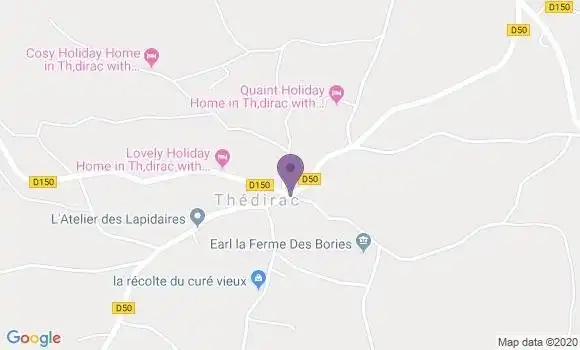 Localisation Thedirac Ap - 46150