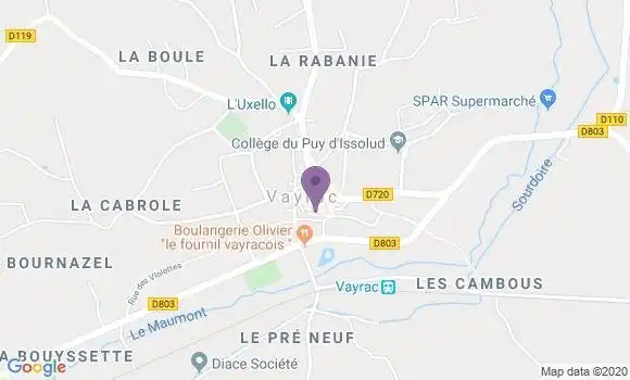 Localisation Vayrac - 46110