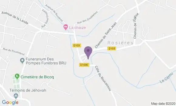 Localisation Vers Bp - 46090