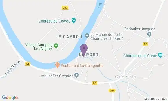 Localisation Vire sur Lot Ap - 46700