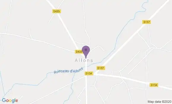 Localisation Allons Ap - 47420