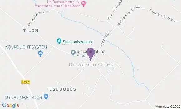 Localisation Puymiclan Ap - 47350