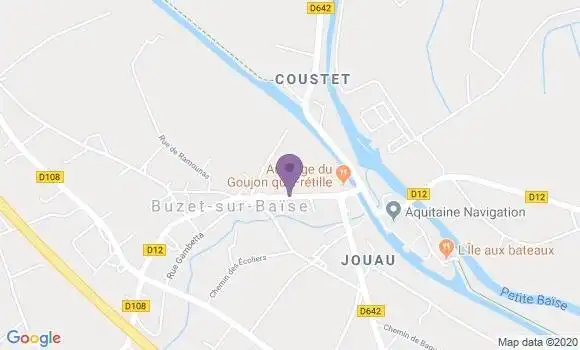 Localisation Buzet sur Baise Bp - 47160