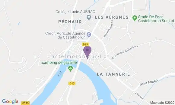 Localisation Castelmoron sur Lot - 47260