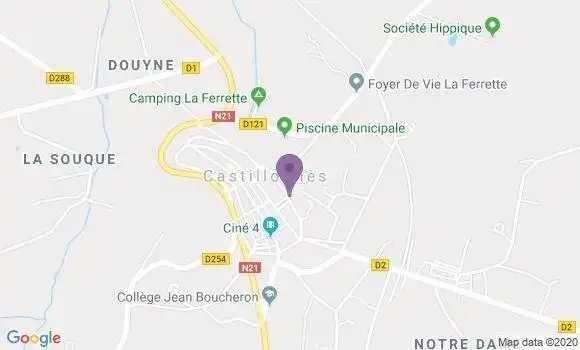 Localisation Castillonnes Bp - 47330