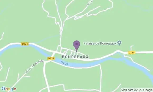 Localisation Caumont sur Garonne Ap - 47430