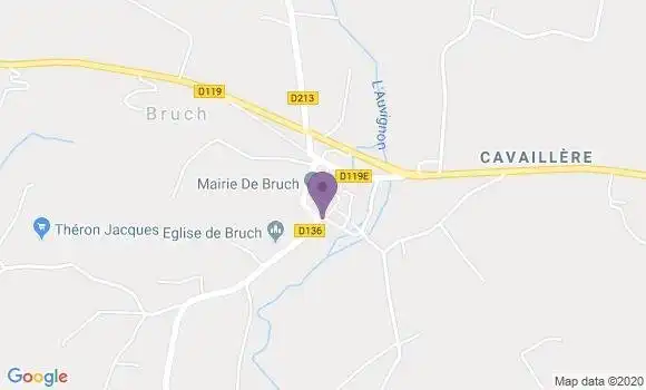 Localisation Feugarolles Ap - 47230