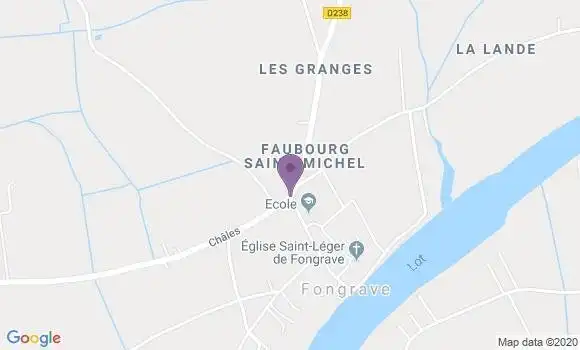 Localisation Fongrave Bp - 47260