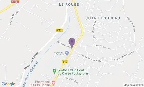 Localisation Foulayronnes Bp - 47510