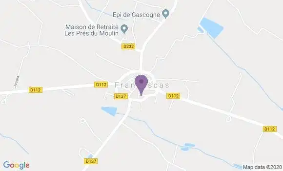Localisation Francescas Bp - 47600