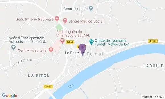 Localisation Fumel - 47500