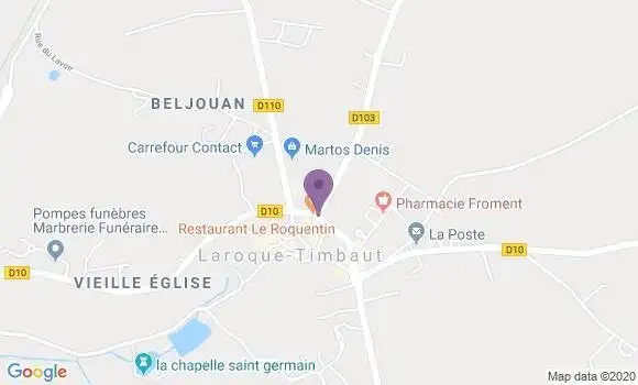 Localisation Laroque Timbaut - 47340