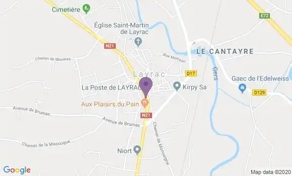 Localisation Layrac Bp - 47390
