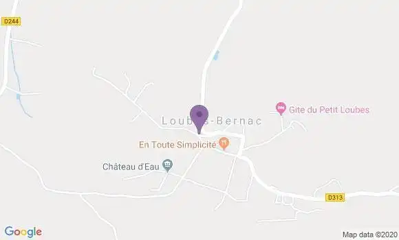Localisation Loubes Bernac Ap - 47120