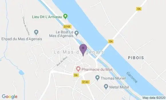 Localisation Le Mas d