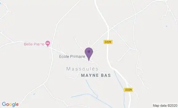 Localisation Massoules Ap - 47140